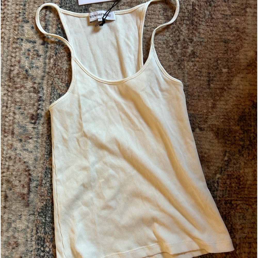 Weworewhat white cami tank